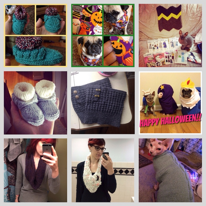 Knits/Sews from the last half of 2013